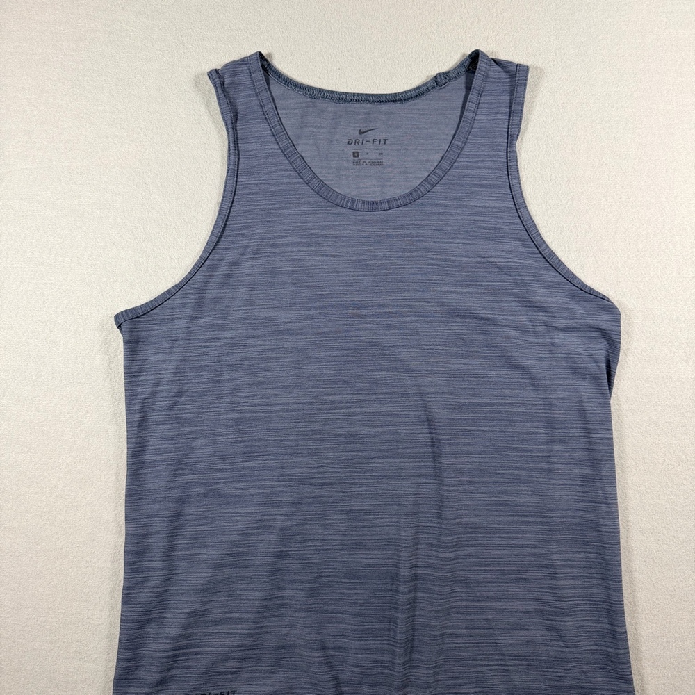 Nike Dri-Fit Women’s Tank Top Size S Blue Heather Athletic Sleeveless